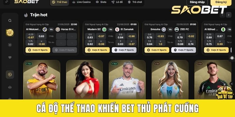 Cá độ thể thao khiến bet thủ phát cuồng