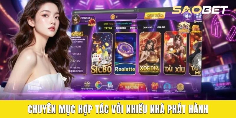 Chuyên mục hợp tác với nhiều nhà phát hành